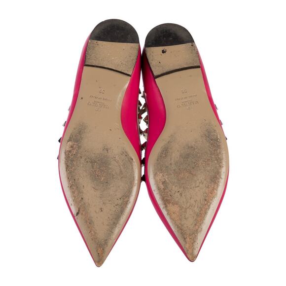 ❤️Valentino Rockstud Pink Flats❤️ - Picture 5 of 5